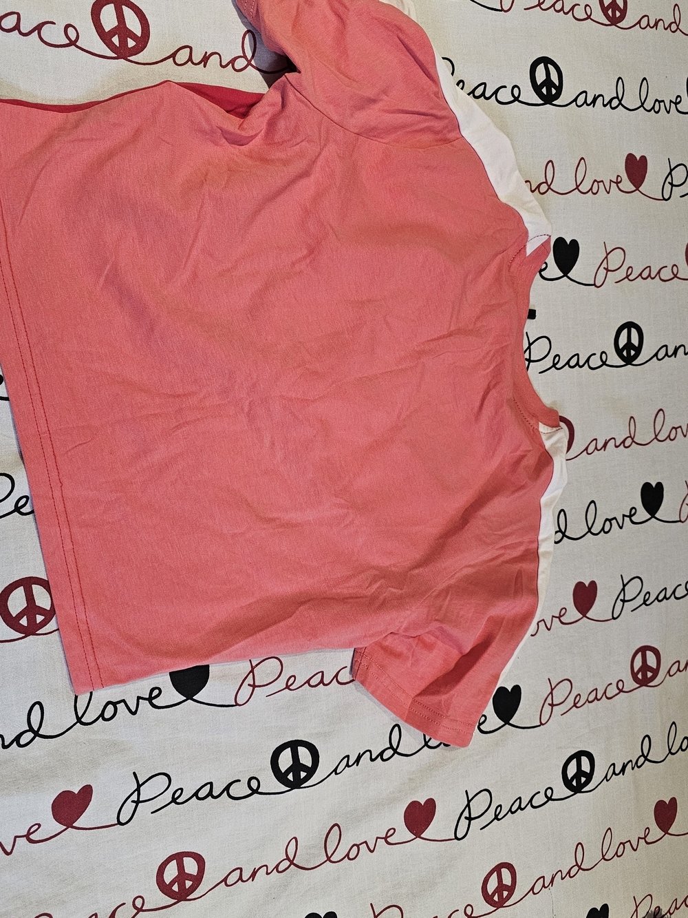 Fila Coral Pink Crewneck Tee